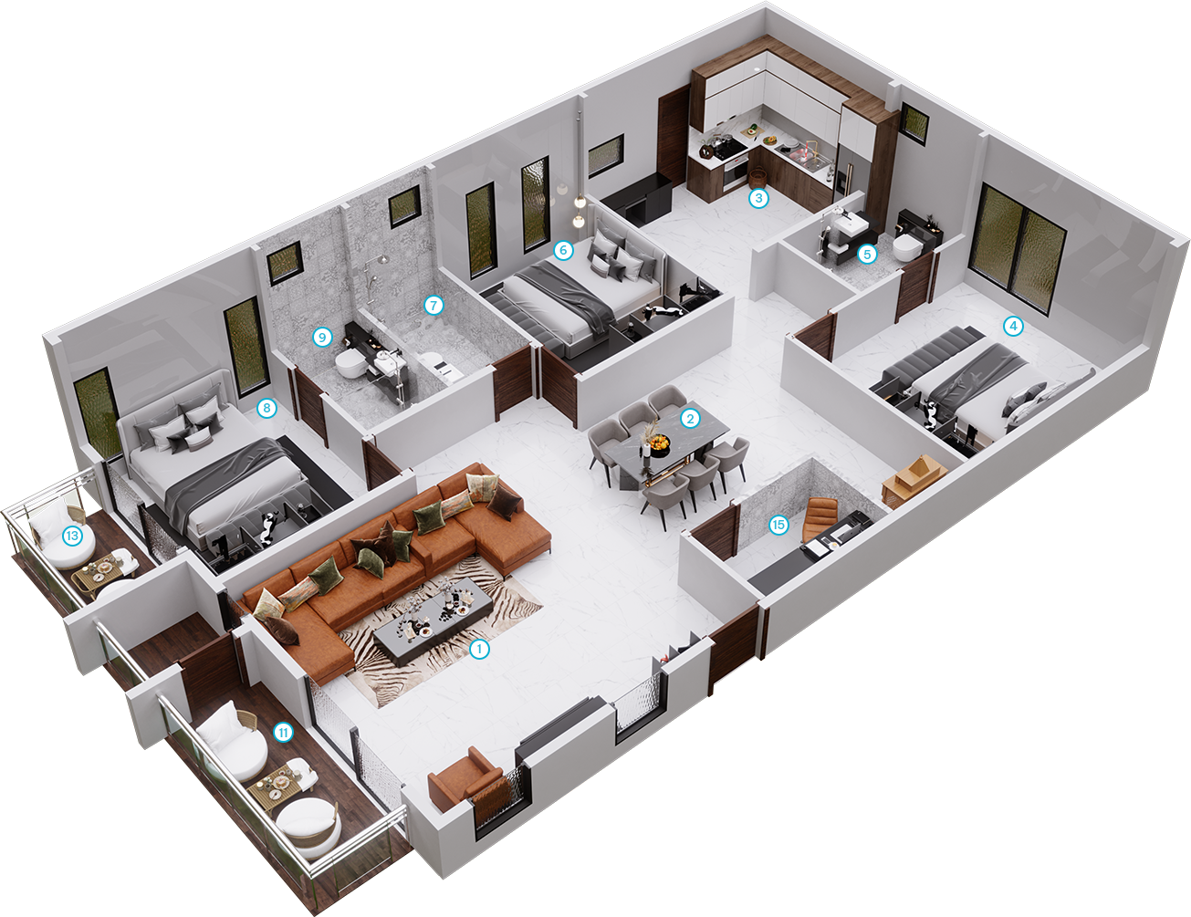 3 Bedrooms Bedrooms, ,3 BathroomsBathrooms,Apartment,Available Floor Plans,1794