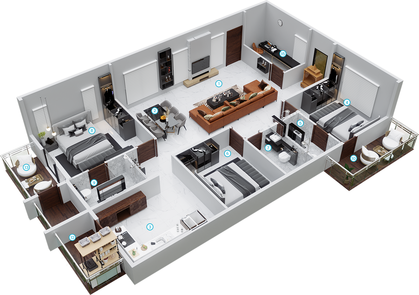 3 Bedrooms Bedrooms, ,3 BathroomsBathrooms,Apartment,Available Floor Plans,1780