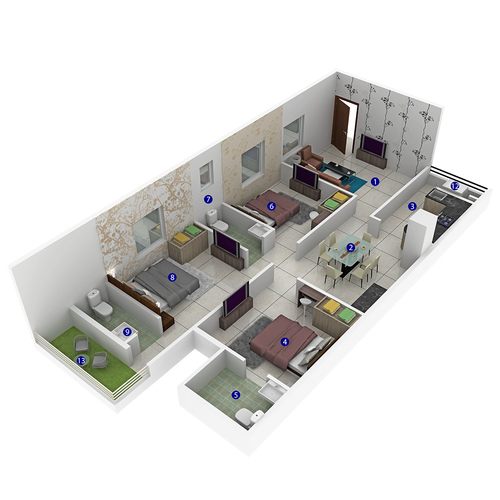3 Bedrooms Bedrooms, ,3 BathroomsBathrooms,Apartment,Available Floor Plans,a040I00002IRZEfQAP
