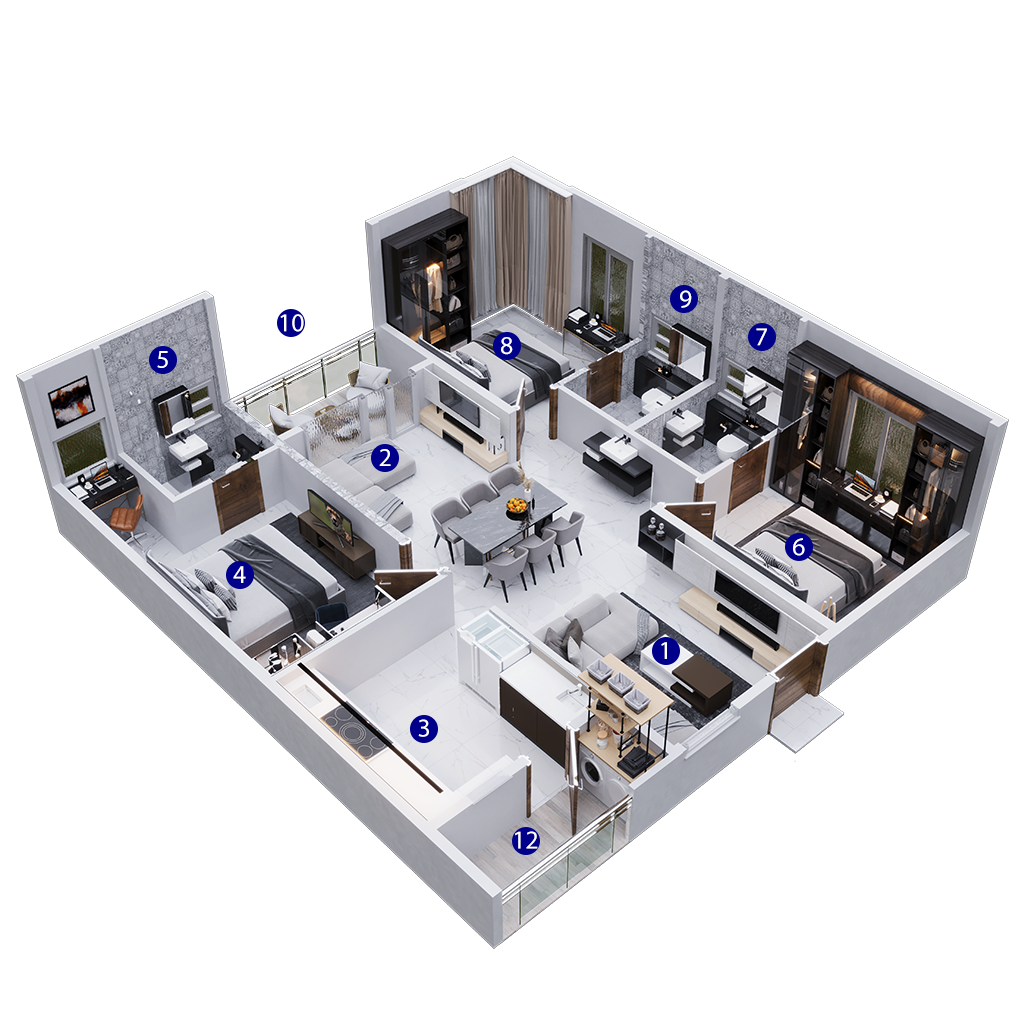 3 Bedrooms Bedrooms, ,3 BathroomsBathrooms,Apartment,Available Floor Plans,a049C0000009L69QAE