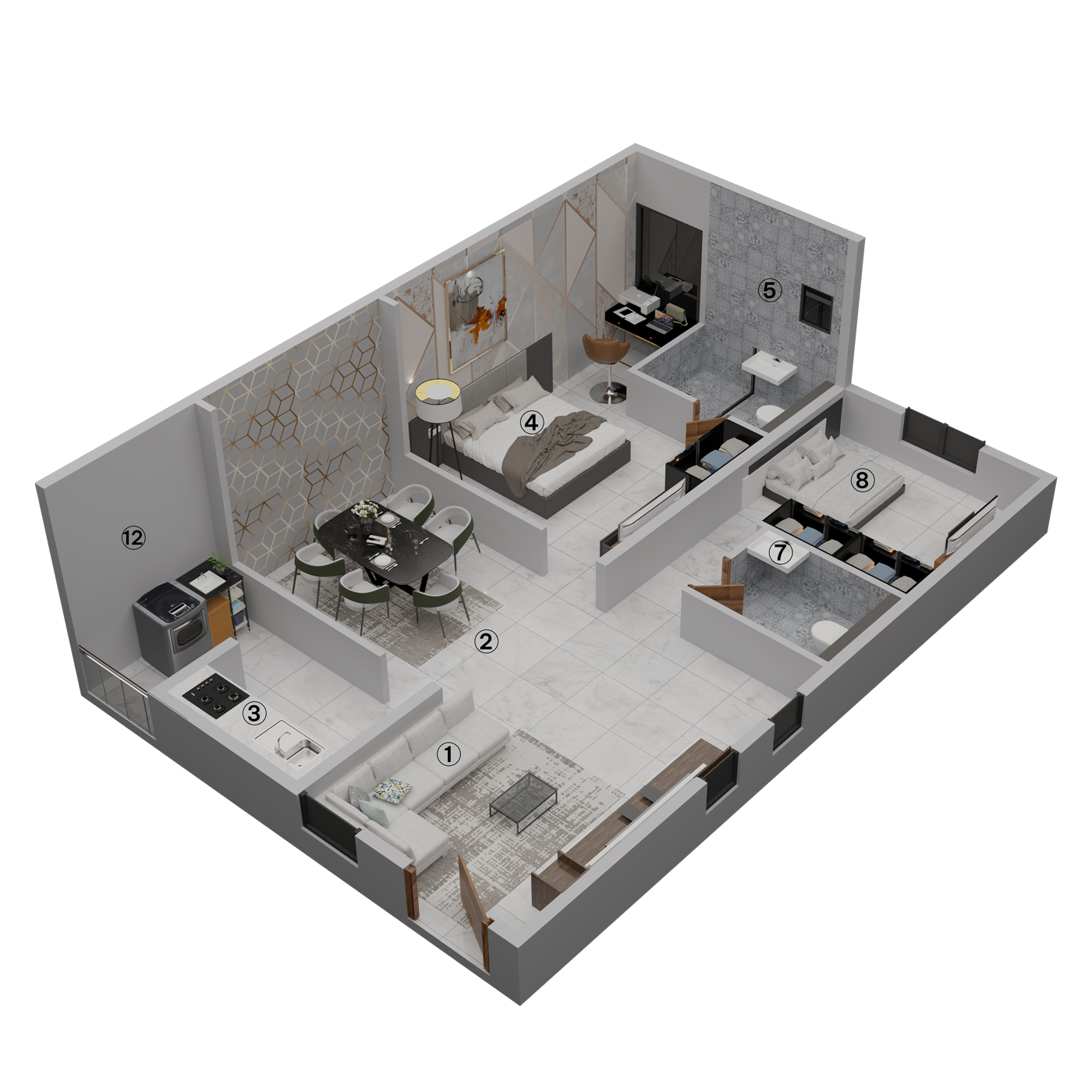 2 Bedrooms Bedrooms, ,2 BathroomsBathrooms,Apartment,Available Floor Plans,a049C0000009L6JQAU