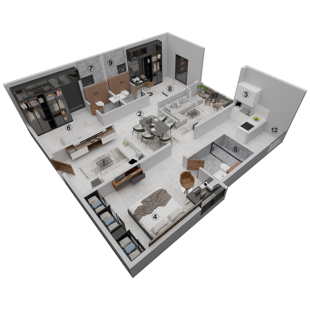 3 Bedrooms Bedrooms, ,3 BathroomsBathrooms,Apartment,Available Floor Plans,a049C0000009L6NQAU