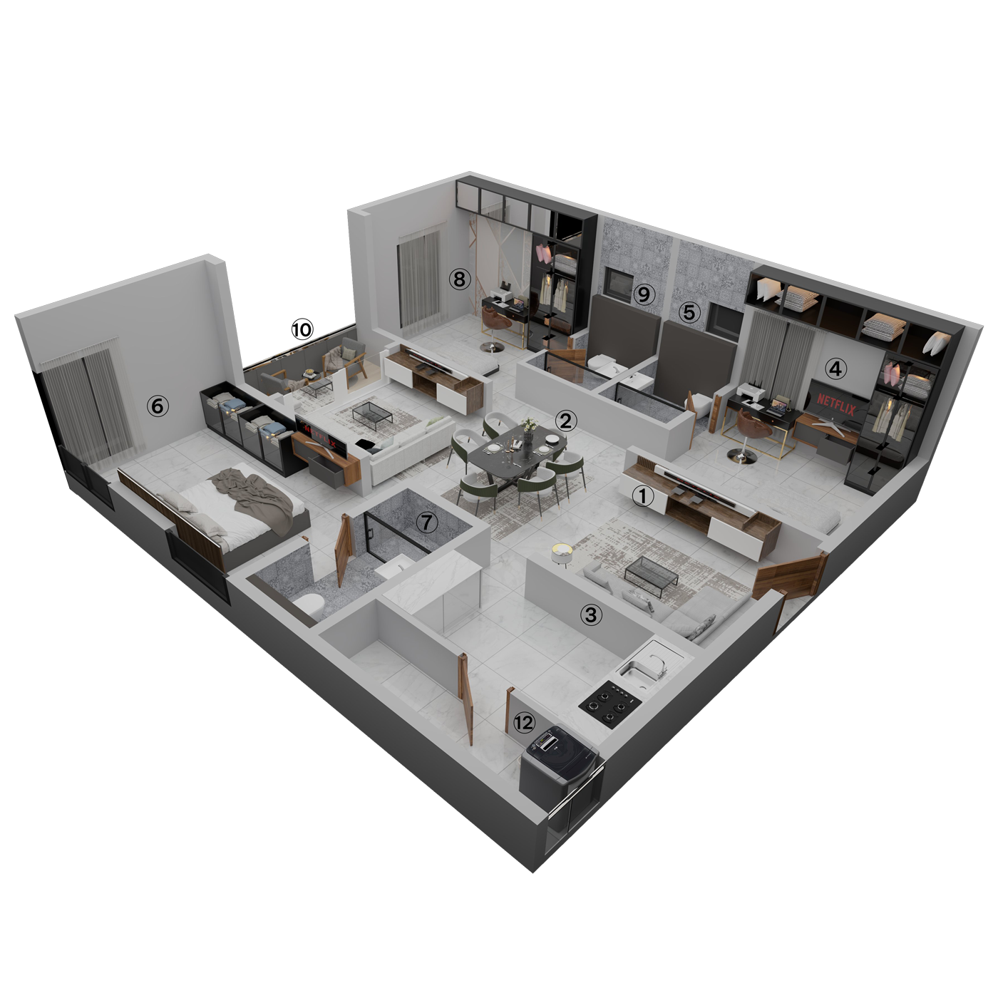 3 Bedrooms Bedrooms, ,3 BathroomsBathrooms,Apartment,Available Floor Plans,a049C0000009L6ZQAU